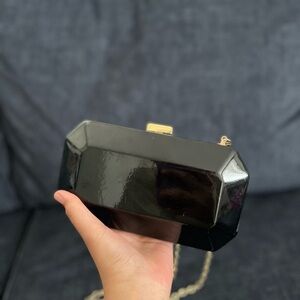 Crossi Elegant Black Clutch Bag